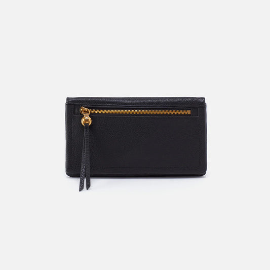 Lumen Continental Black Wallet
