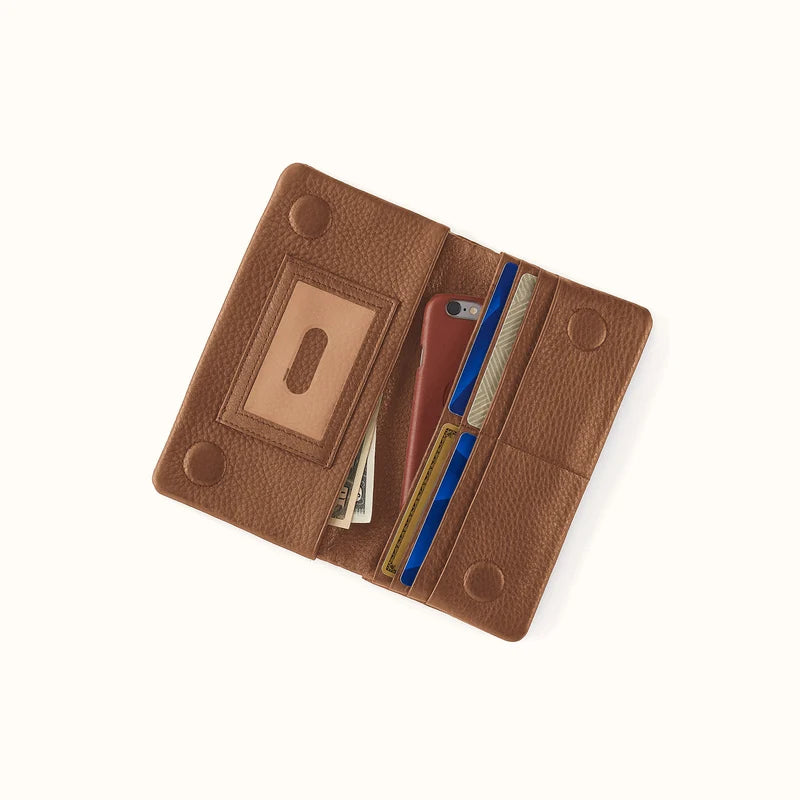 Lumen Continental Timber Brown Wallet