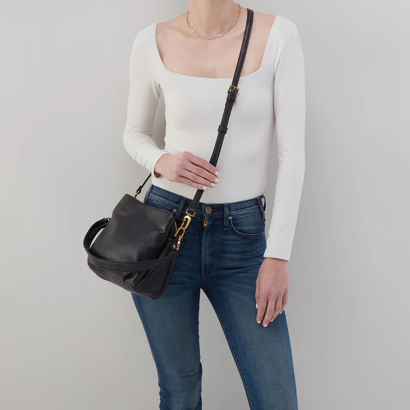 Starr Black Convertible Shoulder Bag