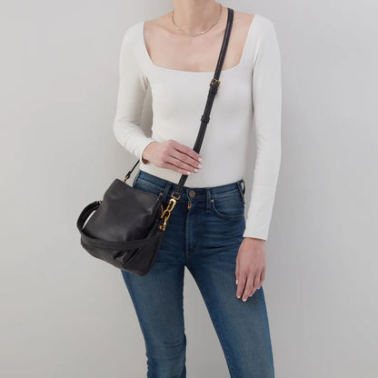 Starr Black Convertible Shoulder Bag