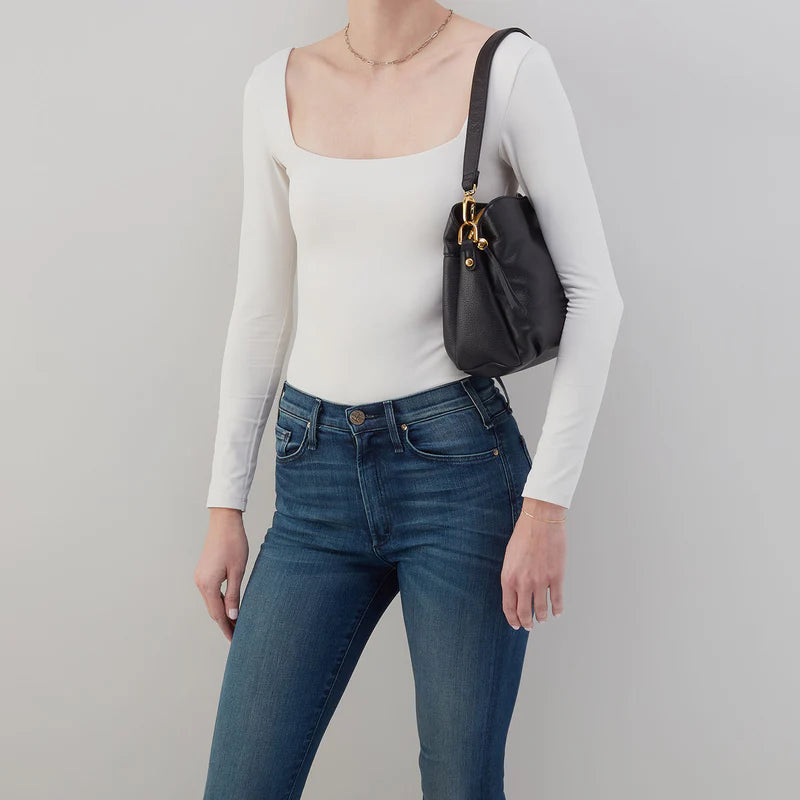 Starr Black Convertible Shoulder Bag