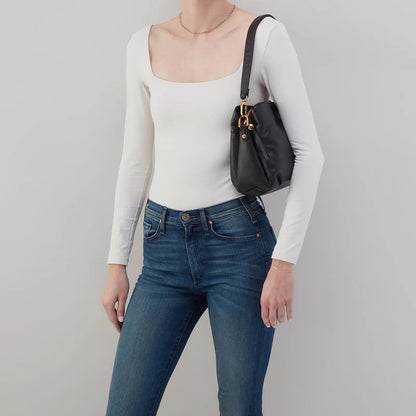 Starr Black Convertible Shoulder Bag