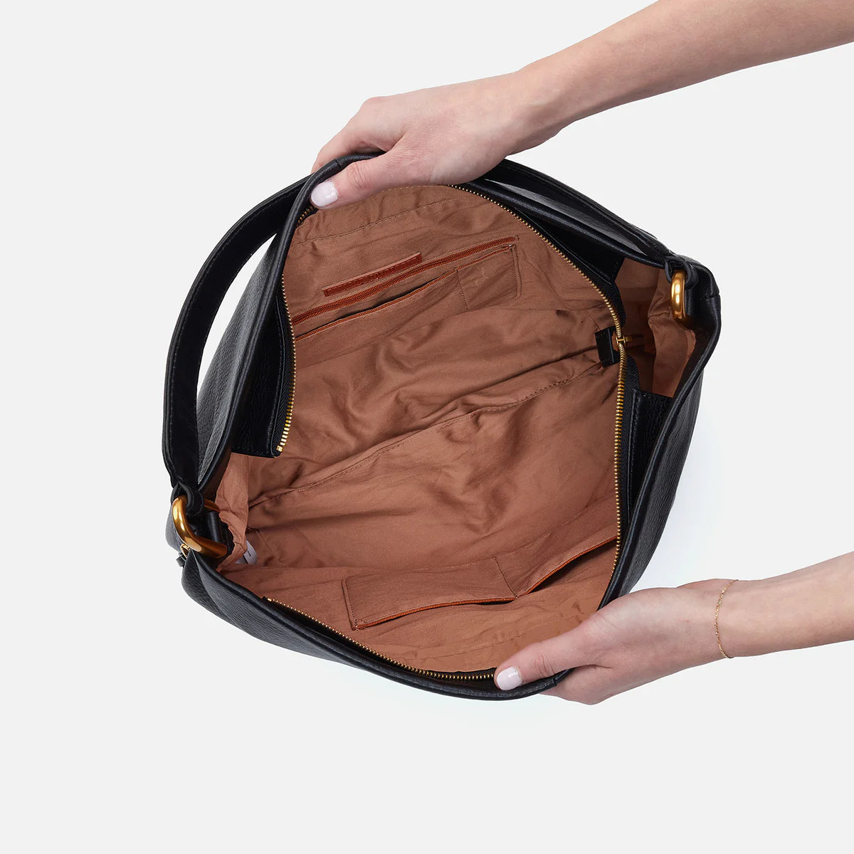 Harley Hobo Black Shoulder Bag