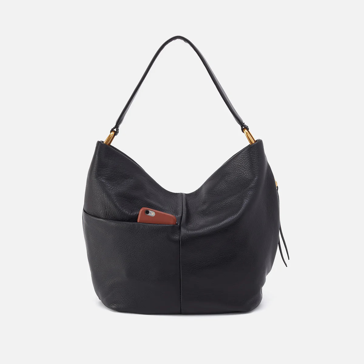 Harley Hobo Black Shoulder Bag