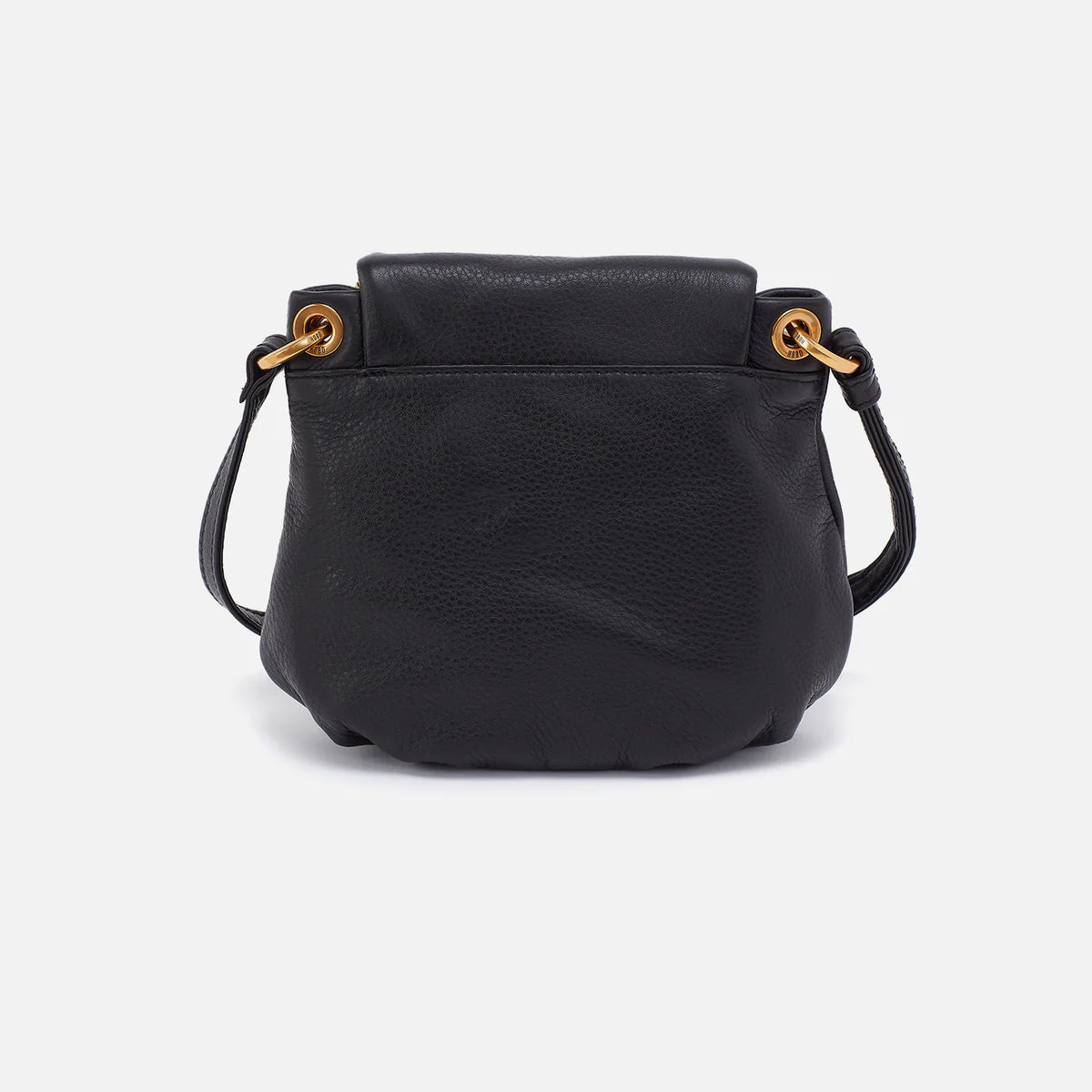 Fern Zip-Flap Black Crossbody