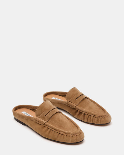 Rafe Taupe Suede Loafer Mule