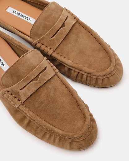 Rafe Taupe Suede Loafer Mule