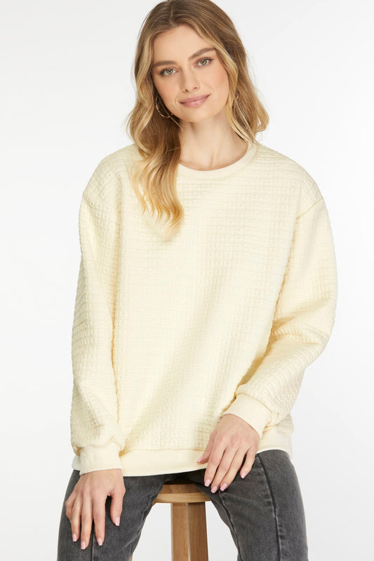 Great Escape Cream Pullover Top