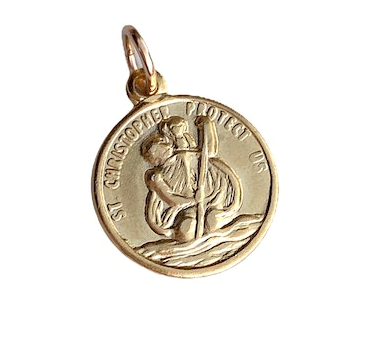 St. Christopher Coin Charm