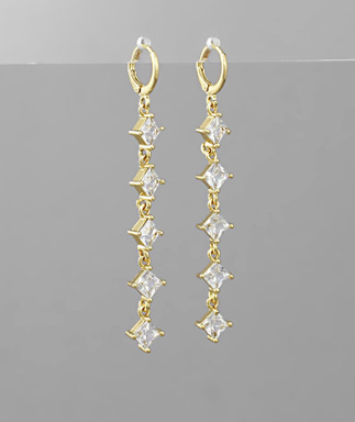 Diamond Drip Earrings