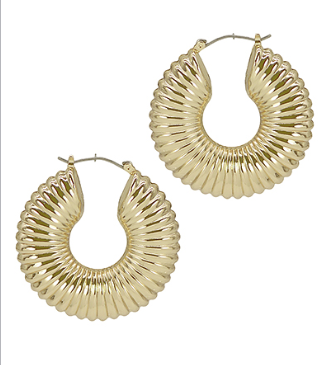 To New Heights Gold Hoops