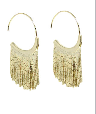 Shimmy Gold Hoops