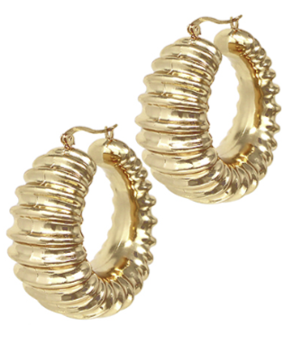 Callie Gold Hoops