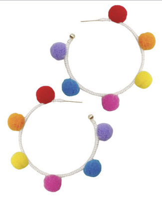 Zoe Ivory Multi Hoops