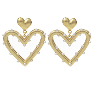 In Love Vintage Gold Earrings