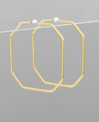 Ensemble Elegance Gold Hoops