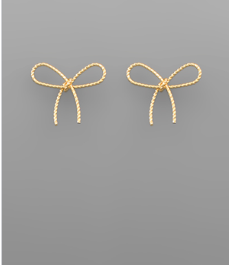 We Can Make It Gold Stud Earrings
