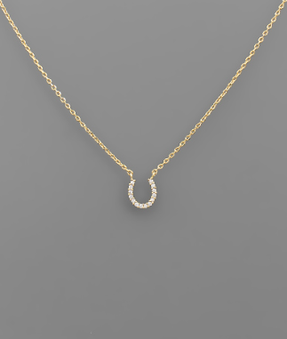 Horseshoe Gold Necklace