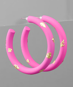 Important Detail Hot Pink Earrings