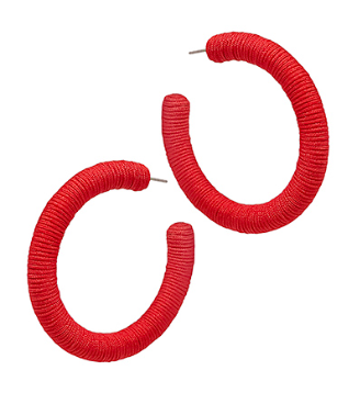 Wrap Around Red Hoops