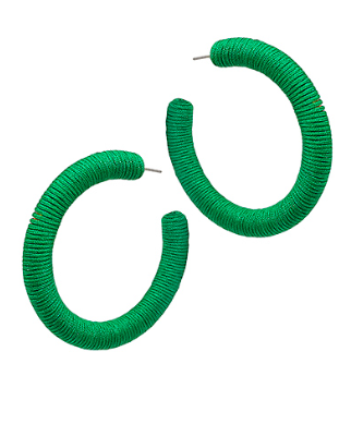 Wrap Around Green Hoops