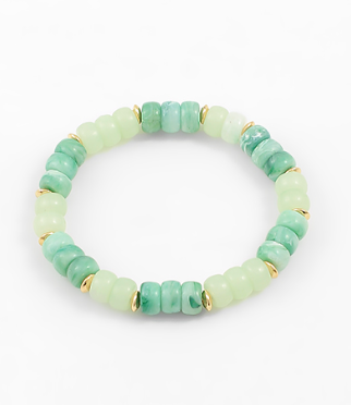 Stone Beads Mint Bracelet