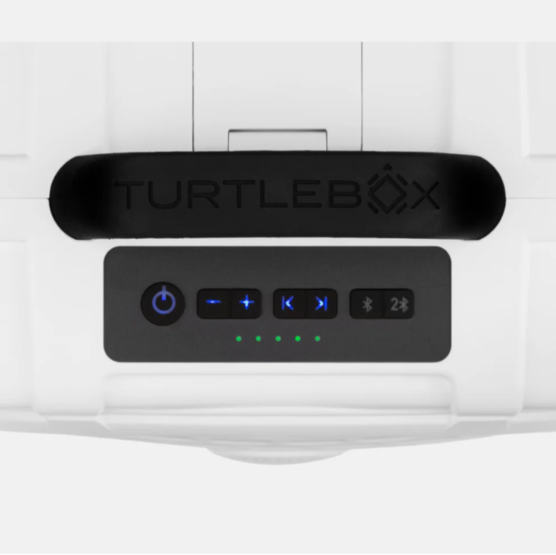 Turtlebox Waterproof White Speaker