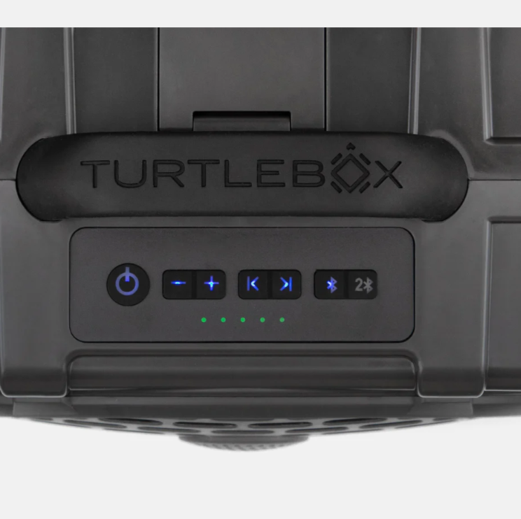 Turtlebox Waterproof Thunderhead Gray Speaker