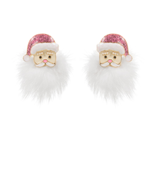 Ho Ho Ho Pink Earrings