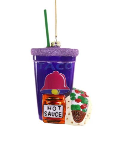 Fast Food Taco Ornament