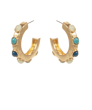 Eternally Perfect Turquoise Hoops