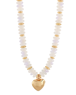 Spread the Love Opal White Necklace