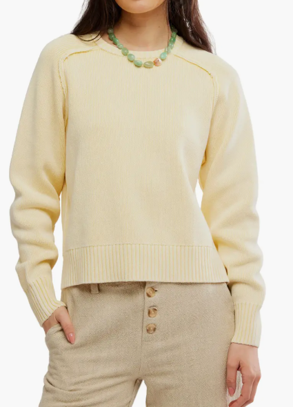 Spring Street Banana Cream Pullover