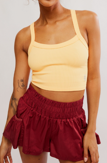 All Clear Neon Clementine Solid Cami