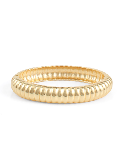 Deep Emotions Gold Bangle Bracelet