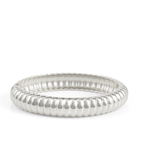 Deep Emotions Silver Bangle Bracelet