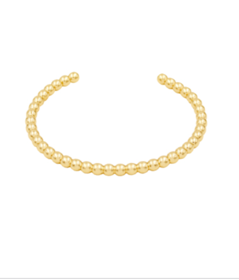 Ball and Link Cuff Bracelet