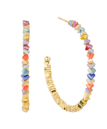 Kind of Fun Hoop Earrings