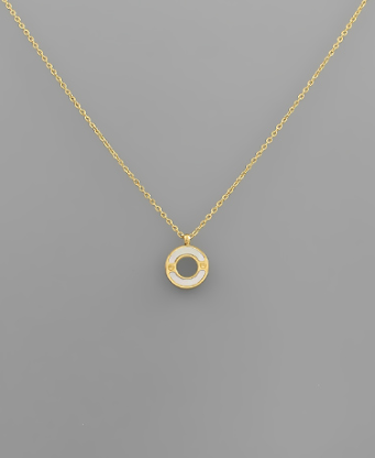 Circle Around Necklace