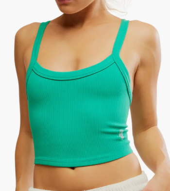 All Clear Seafoam Solid Cami
