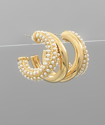 No Reason to Wait Hoop Earrings