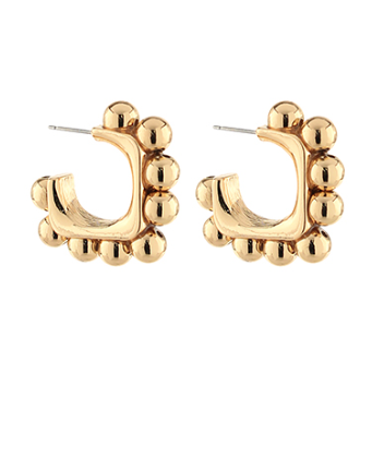 Doing Well Hoop Earrings