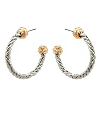 Hard Decision Hoop Earrings