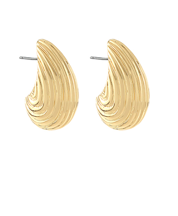 Bold Element Gold Earrings