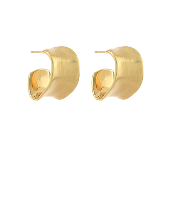 Geometric Open Gold Earrings