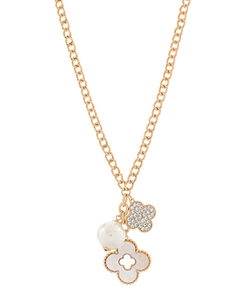 Clover & Pearl Necklace