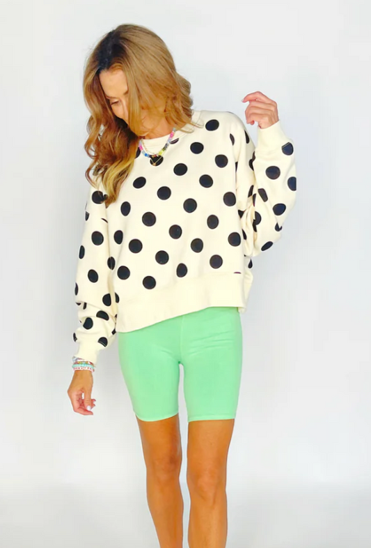 Polka Dots Sweatshirt