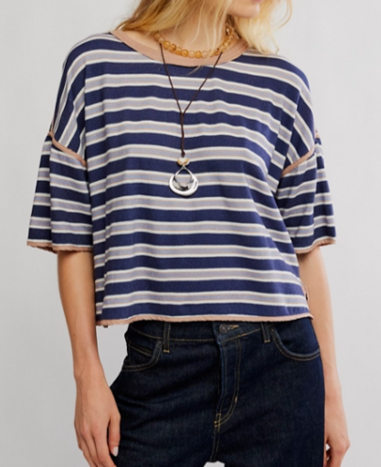 Clean Rugby Navy Combo Tee