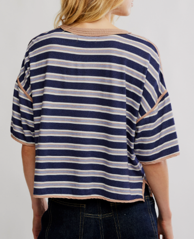 Clean Rugby Navy Combo Tee