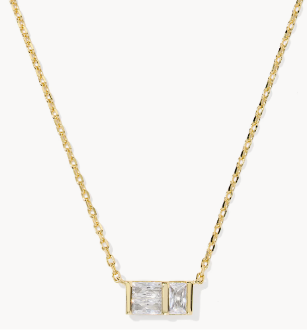 Jamie Gold Short Pendant Necklace